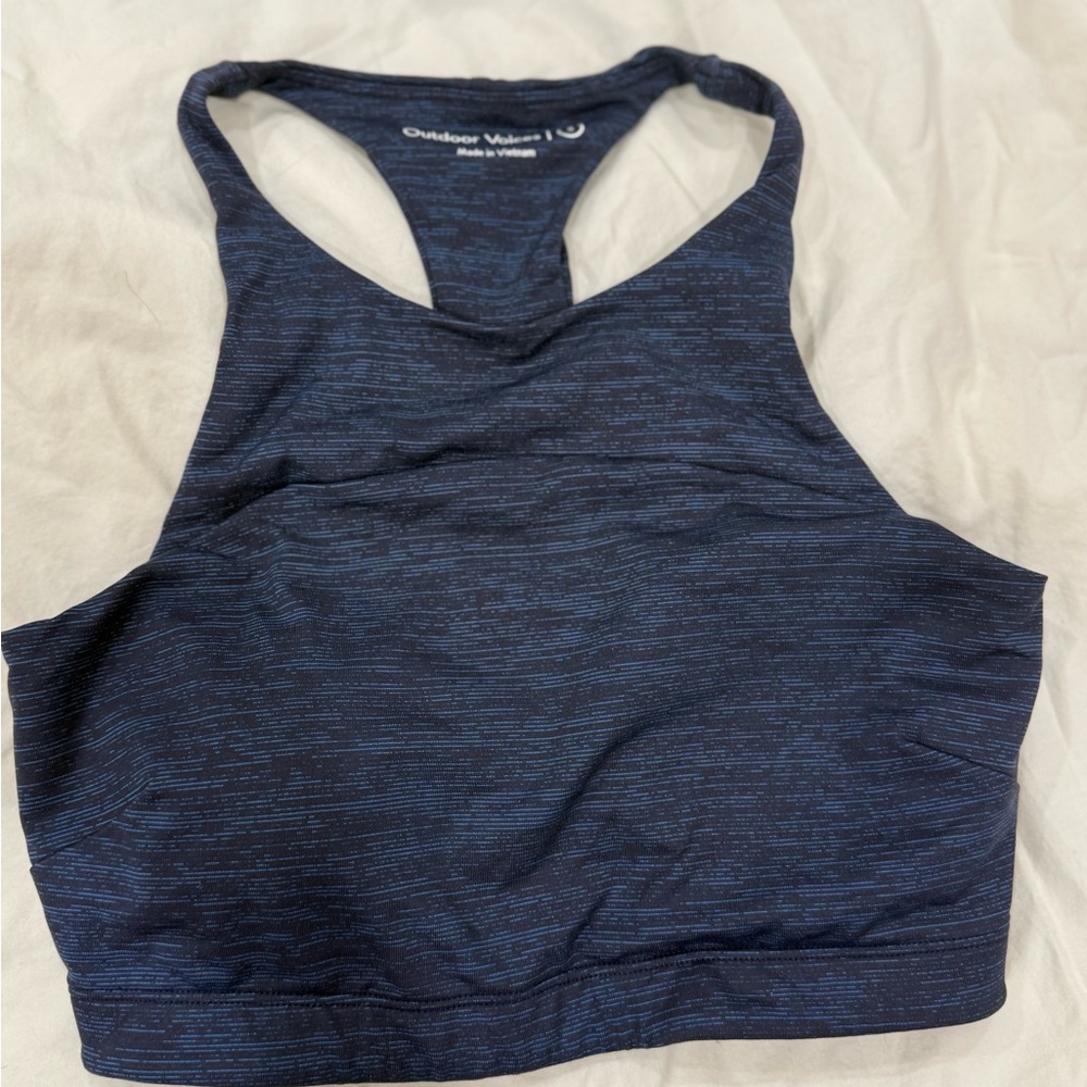 Outdoor Voices Midnight Blue Sports Bra